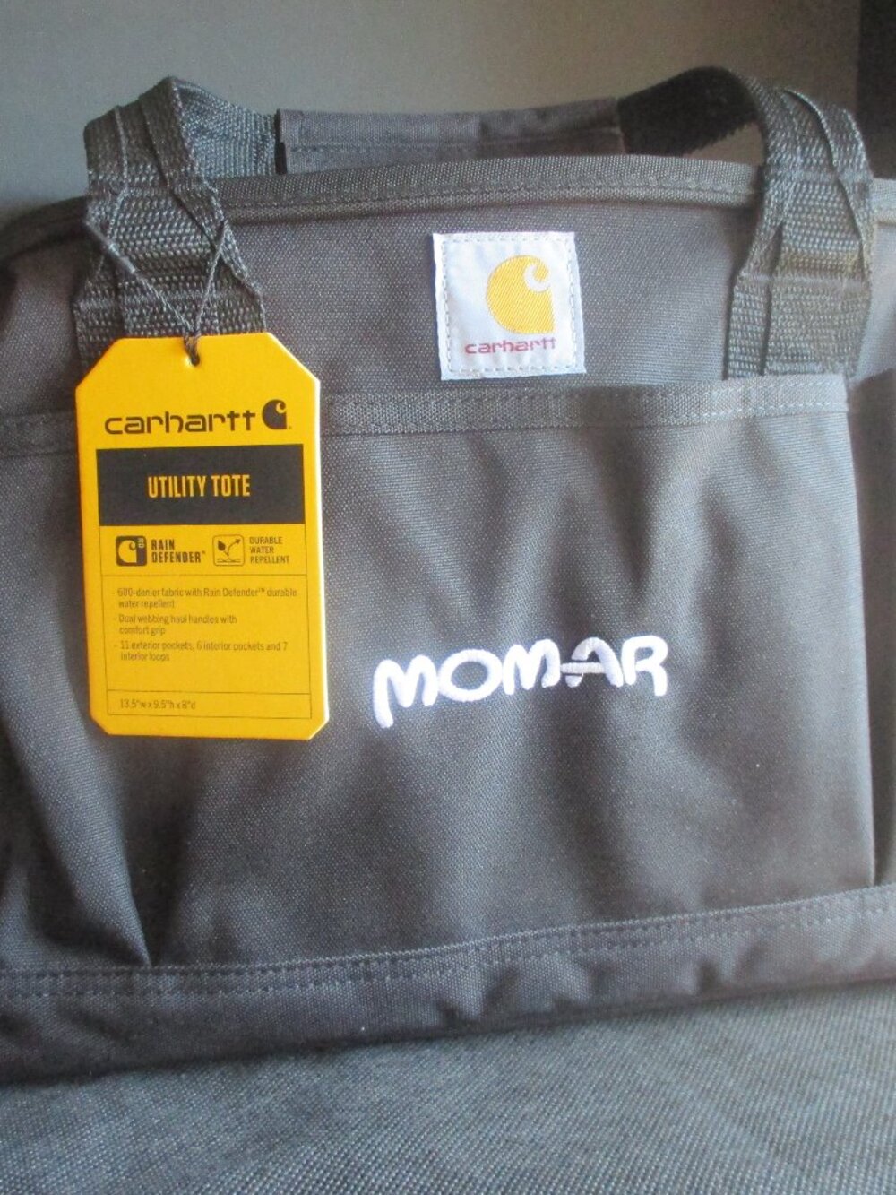 CARHARTT UTILITY TOTE/BLACK/LOGO/NWT